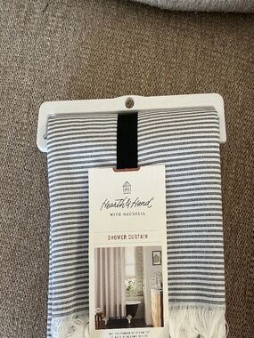 Hearth & Hand with Magnolia Shower Curtain 72in x 72in new with tag